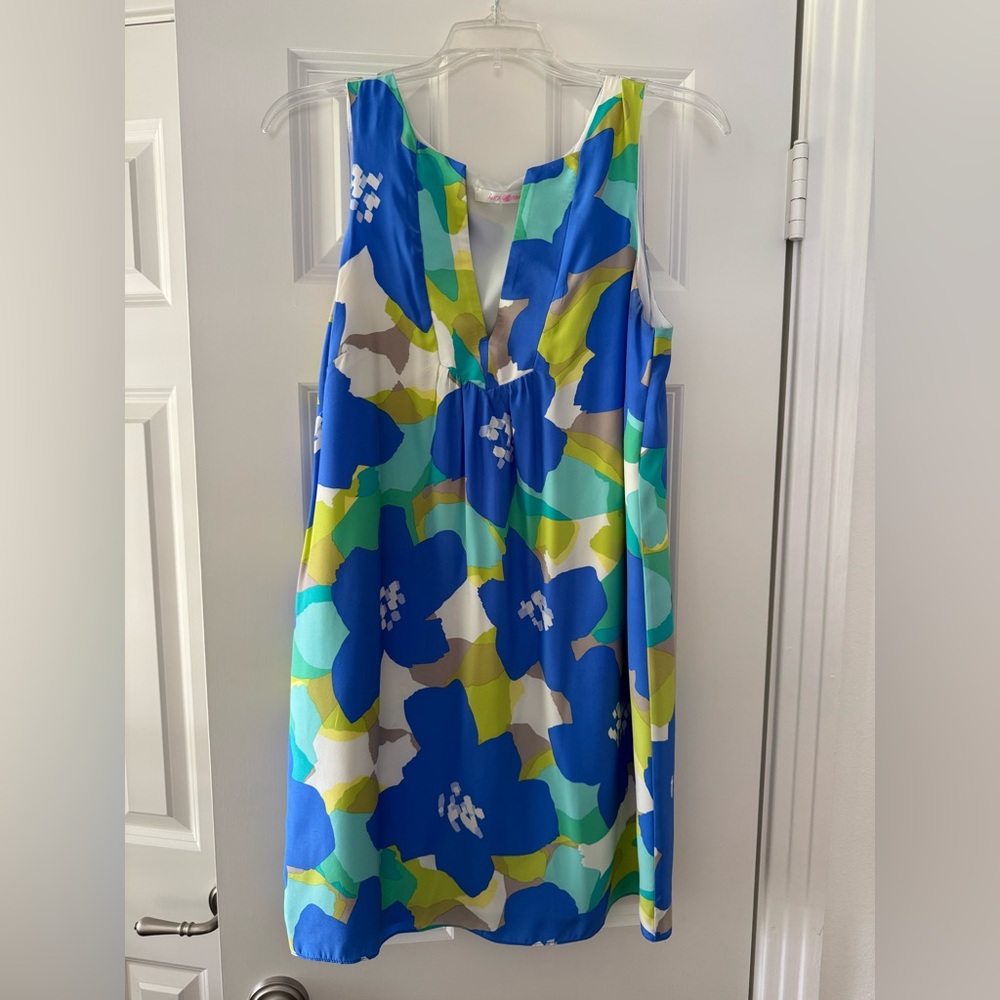 Alice & Trixie Blue, Green and White Floral Dress